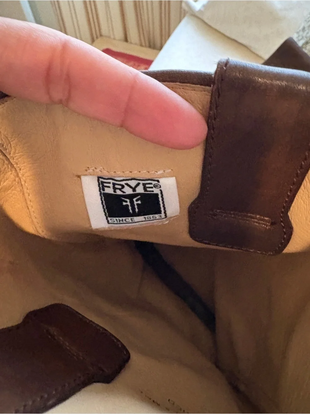 Frye Dark Brown Leather Harness Boots - Picture 8 of 12